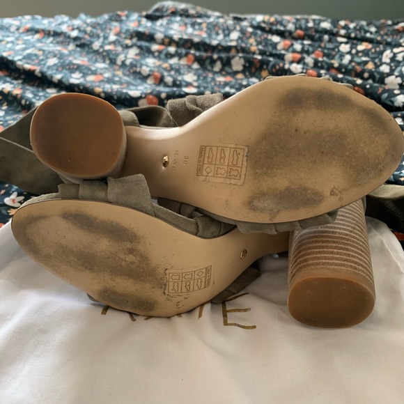 x REVOLVE Mia Heel in Olive size 36 - Picture 4 of 4